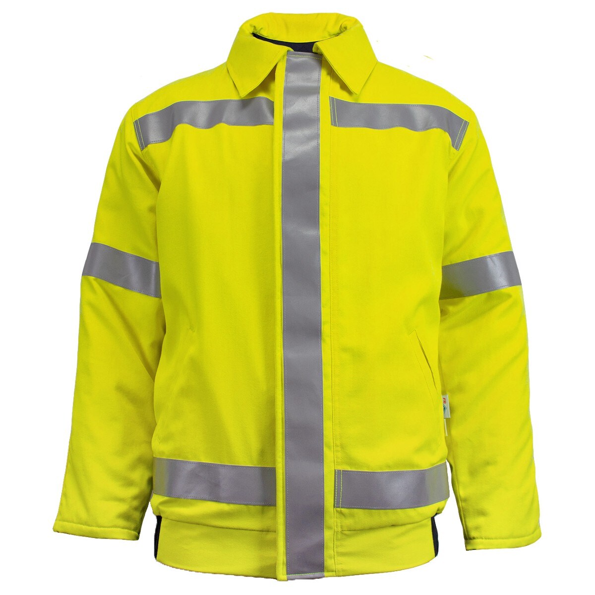 NSA Vizable FR Class 3 Bomber Jacket with Lanyard Access in Hi-Vis Yellow